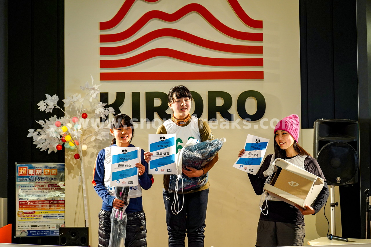 キロロリゾート 前走＆ジャッジは、百瀬純平・坂本豪大・武田竜！『Mt.石井スポーツ＆SKI GRAPHIC presents キロロジュニアオールラウンダーチャンピオンシップ2019』